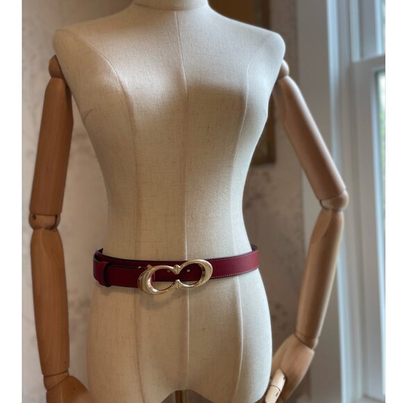 ❤️ COACH Signature Buckle Belt, length 36", wide 1" - Picture 6 of 10